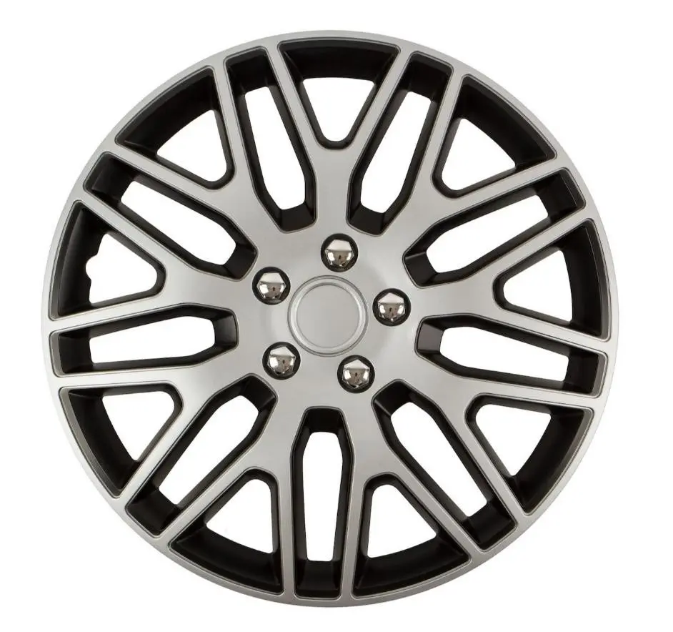 Wheel Trims/Covers -   Black & Silver 