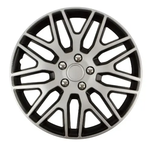 Wheel Trims/Covers -   Black & Silver 